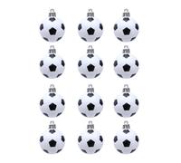 REITINGE Lot de 12 décorations de Noël incassables de 4 cm - Décorations à suspendre pour arbre, couronne, cheminées, fête d'hiver, football