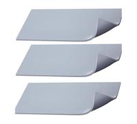 REITINGE Lot de 3 tampons de presse à chaud double face en silicone 10,2 x 20,3 cm résistants à la température pour manches de chapeaux, sublimation, artisanat, projet de presse