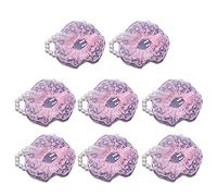 REITINGE Lot de 8 bracelets élastiques en perles pour corsage de poignet - Accessoires pour mariage, festival, fête, As shown, Acrylique
