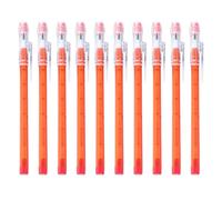 REITINGE Lot de crayons empilables pour enfants - Pointe empilable - Ne s'aiguise pas - Crayon translucide avec gomme assortie - Crayons non aiguisés