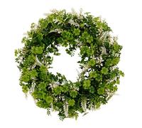 REITINGE Magnifique couronne de trèfles pour améliorer les esprits des fêtes de fin d'année, la Saint-Patrick, matériaux conviviaux, couronne de cheminées