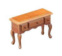 REITINGE Maison de poupée miniature à l'échelle 1/12 - Accessoire de mobilier pour bibliothèque et salle d'étude avec 3 tiroirs fonctionnels - Accessoires de maisons de poupée
