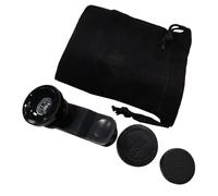 REITINGE Objectif d'appareil photo grand angle Fish Eye portable à clipser sur objectif d'appareil photo portable 3 en 1