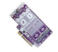 REITINGE PCIe 5.0 vers NVMe Solution de stockage de transfert de données Extension dure pour bureau Extension facile Accessoires Carte d'extension