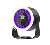 REITINGE Petit ventilateur de bureau USB portable 9 vitesses réglable puissant silencieux pour la maison, le bureau, l'extérieur