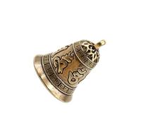 REITINGE Porte-clés mantra à six mots en alliage robuste avec carillons, accessoires tendance pour une vie pleine conscience, porte-clés élégant cloches, C, taille unique