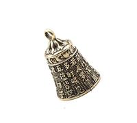 REITINGE Porte-clés mantra à six mots en alliage robuste avec carillons, accessoires tendance pour une vie pleine conscience, porte-clés élégant cloches, b, taille unique