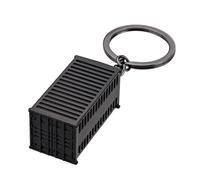 REITINGE Porte-clés miniature en alliage robuste - Design adapté aux poches - Option cadeau unique pour chauffeur de camion et professionnels de la logistique, Noir , taille unique