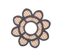 REITINGE Rotin tissé miroir en forme de fleur cadre en bois mur salon décorations suspendues rotin tissé miroir mural