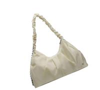 REITINGE Sac à bandoulière de grande capacité pour femme, sac à bandoulière avec cordon de serrage, sac de sport, sac de voyage, sac de sport, beige, Taille unique