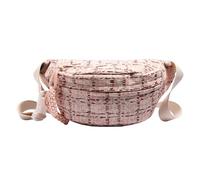 REITINGE Sac banane à bandoulière pour femme et fille - Grande capacité - Sac tendance pour téléphone portable, rose, As shown