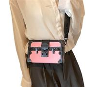 REITINGE Sacs à bandoulière décontractés 2025 - Sac carré tendance pour femme et fille - Sac polyvalent, rose, Reference image information