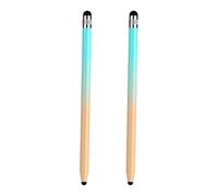 REITINGE Stylo pour écrans tactiles haute sensibilité pour téléphone, tablette et autres appareils tactiles, dégradé de couleur, double pointe en silicone capacitif