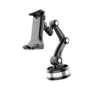 REITINGE Support rotatif pliable pour tableau de bord de voiture, support à ventouse pour téléphone portable, tablette pour téléphone portable 17 pouces, installation facile