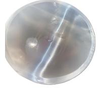 REIUAFWYGV 1 Bol en Cristal de sélénite et Quartz de 10 à 12 cm, décoration de Chambre