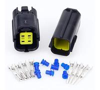 REIUAFWYGV 1 Sets 1/2/3/4/6/8/10/12/16 Pin Way Waterproof Wire Connector Car Auto Sealed Electrical Set Car Truck(1 Set 4P)