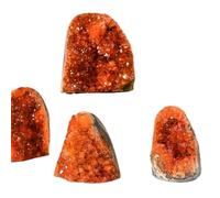 REIUAFWYGV 1pc 200-300g grappes de Citrine brésilienne Pierres précieuses Cadeaux spirituels