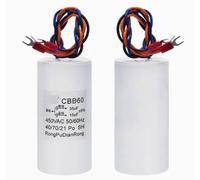 REIUAFWYGV 1PCS CBB60 15UF + 35UF 3 Fils 3 Fils Double condensateur 450V palan Poteau de Levage démarreur électronique Grue condensateur de démarrage