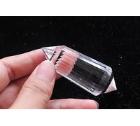 REIUAFWYGV 24 Sides Clear Quart Crystal Vogel Wand Gemstones Handcrafted Points, Gifts Ornaments