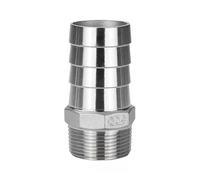 REIUAFWYGV 3/4" External Thread Hose Pagoda Joint 304 Stainless Steel Hose Hook Joint 20mm Pipe Joint Connector Adapter