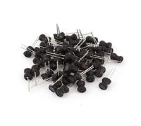 REIUAFWYGV 50pcs traversant 3,3uH 1,5A 6x8mm 10% d'inducteurs radiaux Noirs