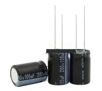 REIUAFWYGV Condensateur électrolytique 200 V 100 UF, 200 V, 16 x 25 mm, 20 pièces