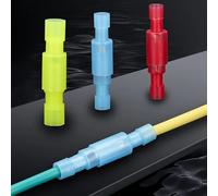 REIUAFWYGV Connecteur électrique en forme de câble enfichable mâle femelle Quick Joint Nylon Insulated Cable Crimp (Mixed Color 50set)