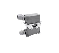 REIUAFWYGV Heavy Duty Connectors HDC-HE-016-1/2/3/4 F/M 16pin 16A Screw Connection 500V Industrial Rectangular Connector(HDC-HE-016-3)