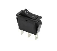REIUAFWYGV Interrupteur à bascule unipolaire unidirectionnel 3D3P-BLACK KCD3 220 V ON/OFF SPST 20 A 125 V CA