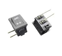 REIUAFWYGV Interrupteur d'alimentation Poussoir 10T55, 21 x 15 mm, 2 Broches, 2 Positions, 5 A, 250 V, 5 pièces