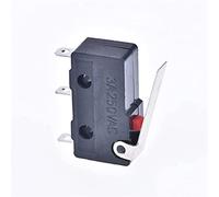REIUAFWYGV Lot de 10 interrupteurs de limite, mini micro interrupteur de limite, bras de levier à rouleau, SPDT, action à pression, lot de commutateurs, accessoires