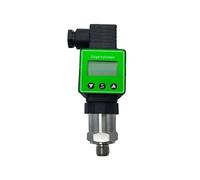 REIUAFWYGV Pressure Transmitter with LCD Display G1/4 12-36V 0-10V 0.5% 0-600bar Optional Stainless Steel Pressure Transducer Sensor(0-600bar)