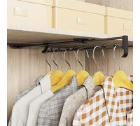 Reixuier Tringle de Penderie Extensible,Porte-Cintre Coulissant,Tringle Coulissante Placard RéGlable Longueur 25-41 cm CM,pour Les Armoires et Les Zones de Rangement (25 CM)