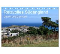 Reizvolles Südengland Devon und Cornwall (Tischkalender 2026 DIN A5 quer), CALVENDO Monatskalender: Devon und Cornwall im Südwesten Englands liegen in ... reizvollen Fischerdörfern und steilen Küsten.