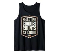 Rejecting Cookies Counts As Cardio Cookie Consent Funny Débardeur
