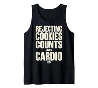 Rejecting Cookies Counts As Cardio Cookie Consent Funny Débardeur