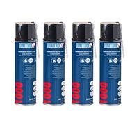 REJEL Dinitrol Lot de 4 aérosols de cire transparente pour cavité 500 ml