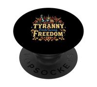 Rejeter la tyrannie et Embrasser la liberté Vintage Freedom PopSockets PopGrip Adhésif
