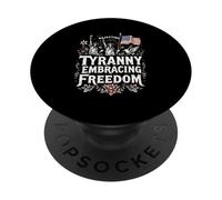 REJETER Le TYRANNISME Embrasser LA LIBERTÉ Vintage Freedom PopSockets PopGrip Adhésif