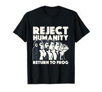 Rejetez l'humanité, retournez à la Grenouille Meme T-Shirt