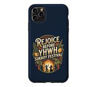 Rejoice Before YHWH Design coloré Succot Dansant Coque pour iPhone 11 Pro Max