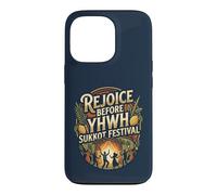 Rejoice Before YHWH Design coloré Succot Dansant Coque pour iPhone 13 Pro