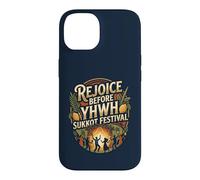 Rejoice Before YHWH Design coloré Succot Dansant Coque pour iPhone 14