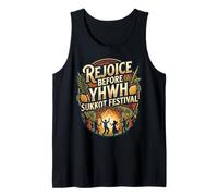 Rejoice Before YHWH Design coloré Succot Dansant Débardeur