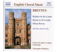 Rejoice In The Lamb & Autres Oeuvres Chorales