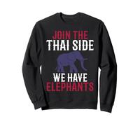 Rejoignez Le côté thaïlandais Nous Avons des éléphants Hommes et Femmes Sweatshirt