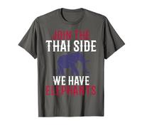 Rejoignez Le côté thaïlandais Nous Avons des éléphants Hommes et Femmes T-Shirt