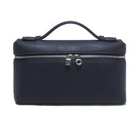 Rejolly Petit sac à bandoulière pour femme avec poignée sur le dessus, sac à main de créateur, sac à main silencieux en cuir de luxe tendance, bleu marine