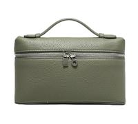 Rejolly Petit sac à bandoulière pour femme avec poignée sur le dessus, sac à main de créateur, sac à main silencieux en cuir de luxe tendance, Vert foncé