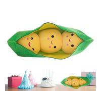 Rejuvenating Toy Pal: The stuffed pea pod is ideal as a travel companion for kids, a comfort bedtime friend for adults, and helps relieve stress effortlessly